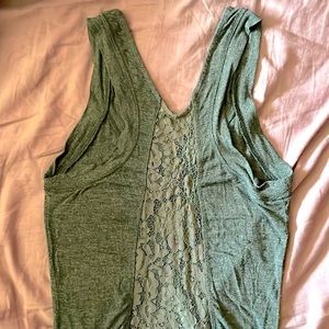 Soft racer back long tank/tunic